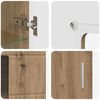 vidaXL Ensemble meuble TV FLORIN Ch&ecirc;ne artisanal Bois d'ing&eacute;nierie
