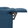 vidaXL Fauteuil Bleu Tissu