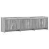 vidaXL Meuble TV 168 x 33 x 47 cm Sonoma gris Bois d'ing&eacute;nierie
