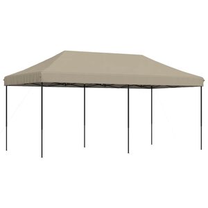 vidaXL Tente de f&ecirc;te 292 x 580 x 315 cm Taupe Tissu Oxford