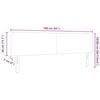 vidaXL T&ecirc;te de lit avec t&ecirc;te de lit Cr&egrave;me 160 cm Cuir synth&eacute;tique