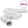 vidaXL Conduit de ventilation aluminium 6 m Ø10 cm