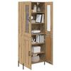 vidaXL Haut Armoire Montage mural Ch&ecirc;ne artisanal 69,5 x 34 x 180 cm