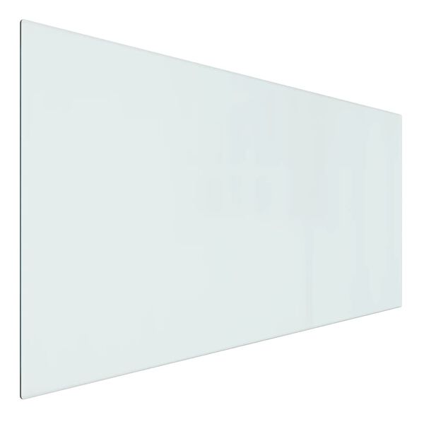 vidaXL Plaque de verre pour chemin&eacute;e rectangulaire 100x50 cm