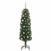 vidaXL Sapin de No&euml;l artificiel Vert 150 cm PVC et acier et plastique