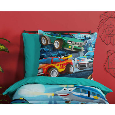 Good Morning Housse de couette pour enfants Race 135x200 cm