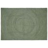 vidaXL Tapis de surface Vert olive 160 x 230 cm Jute
