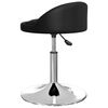 vidaXL Chaises pivotantes &agrave; manger lot de 4 Noir Similicuir