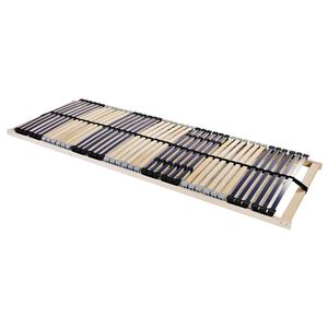 vidaXL Sommier &agrave; lattes Marron 70 x 190 cm Bois de h&ecirc;tre massif