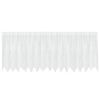 vidaXL Rideau en Dentelle avec des rideaux Blanc 80 x 400 cm Polyester