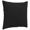 vidaXL Coussins de canapé 2 pcs Noir 50 x 50 cm tissu