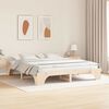 vidaXL Cadre de lit Naturel 180 x 200 cm Pin massif