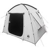 vidaXL Tente Cabane 3 personne Blanc Occultant Polyester