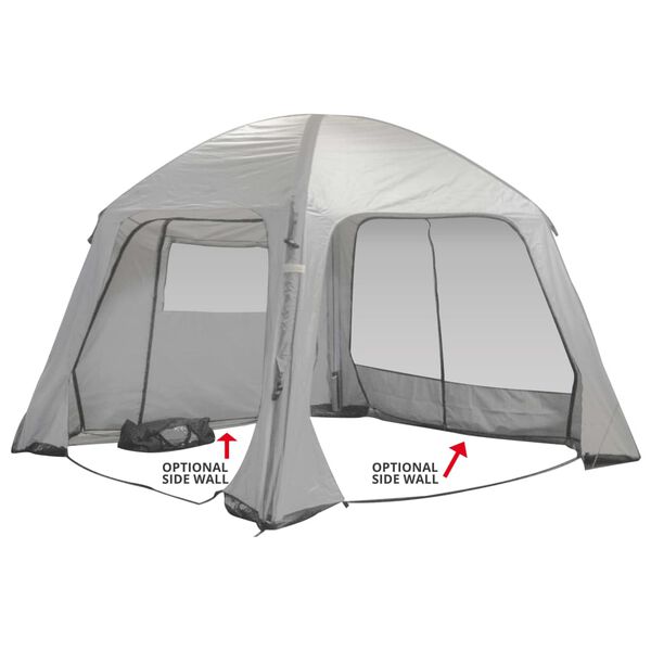 Bo-Camp Paroi lat&eacute;rale avec moustiquaire de tente Air Gazebo Gris