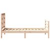 vidaXL Cadre de lit sans matelas bois de pin massif