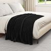 vidaXL Couvertures &agrave; jeter 6 pcs Noir 150 x 130 cm Toison