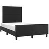 vidaXL Cadre de lit sans matelas noir 120x200 cm similicuir
