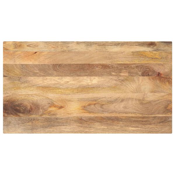 vidaXL Dessus de table 100x50x2,5cm rectangulaire bois massif manguier