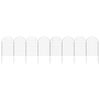 vidaXL Ensemble de cl&ocirc;ture de jardin 8 pcs Vert 50 x 80 cm Acier