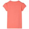 T-shirt enfant &agrave; manches courtes corail 104