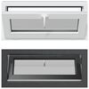 vidaXL Fen&ecirc;tre de sous-sol RISOR 90 x 40 cm PVC et verre clair lisse