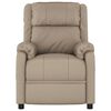 vidaXL Fauteuil de massage Cappuccino Similicuir