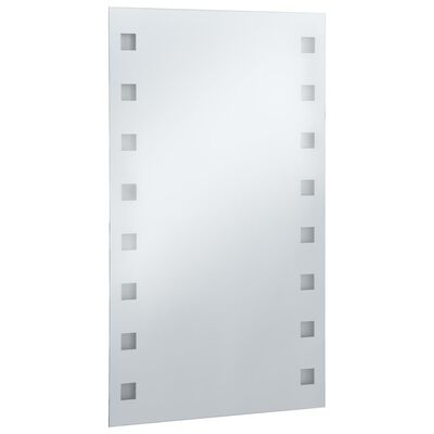 vidaXL Miroir mural à LED pour salle de bains 60x100 cm