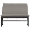 vidaXL Banc Taupe 100x75x76 cm Tissu