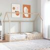 vidaXL Cadre de lit d'enfants forme de maison sans matelas pin massif