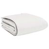 vidaXL Duvet d'hiver avec oreiller 2 pcs Blanc Plume de canard