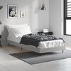 vidaXL Cadre de lit sans matelas sonoma gris 75x190 cm