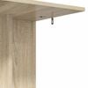 vidaXL Table d'appoint Ch&ecirc;ne Sonoma 45 x 40 x 62,5 cm