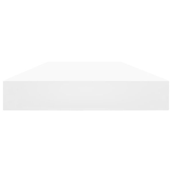 vidaXL Panneaux de biblioth&egrave;que 8 pcs Blanc 80x10x1,5 cm Agglom&eacute;r&eacute;