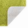 vidaXL Tapis de bain antid&eacute;rapant avec d&eacute;coupe pour toilette Vert