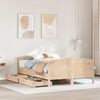 vidaXL Cadre de lit sans matelas 120x200 cm bois de pin massif