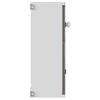 vidaXL Armoire de contr&ocirc;le Gris 50 x 22 x 60 cm Plastic ABS