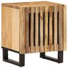 vidaXL Tables de chevet 2 pcs 40x34x46 cm bois massif de manguier brut
