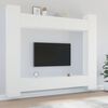 vidaXL Ensemble de meubles TV 8 pcs Blanc Bois d'ingénierie