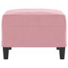 vidaXL Repose-pied Rose 70x55x41 cm Velours