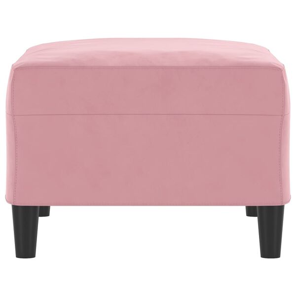 vidaXL Repose-pied Rose 70x55x41 cm Velours