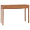 vidaXL Bureau 110x40x75 cm Bois de teck solide