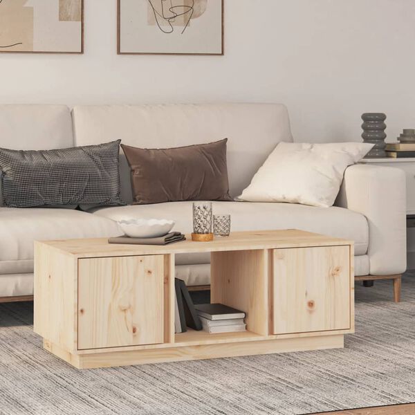 vidaXL Table basse 110x50x40 cm Bois massif de pin