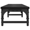 vidaXL Support de moniteur Ch&ecirc;ne noir 105 x 23 x 15,5 cm