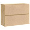 vidaXL Armoire avec &eacute;tag&egrave;re avec porte Miel 60 x 32 x 40 cm Pin massif