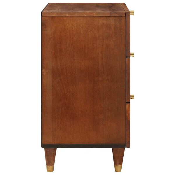 vidaXL Tables de chevet 50 x 33 x 62 cm Bois de mangue massif