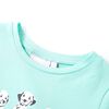 T-shirt pour enfants menthe clair 140