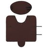 vidaXL Couverture &Eacute;quine Brun Fonc&eacute; Complet Polyester