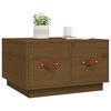 vidaXL Table basse Marron miel 60x53x35 cm Bois massif de pin