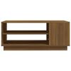 vidaXL Table basse ch&ecirc;ne marron 102x55x43 cm bois d'ing&eacute;nierie