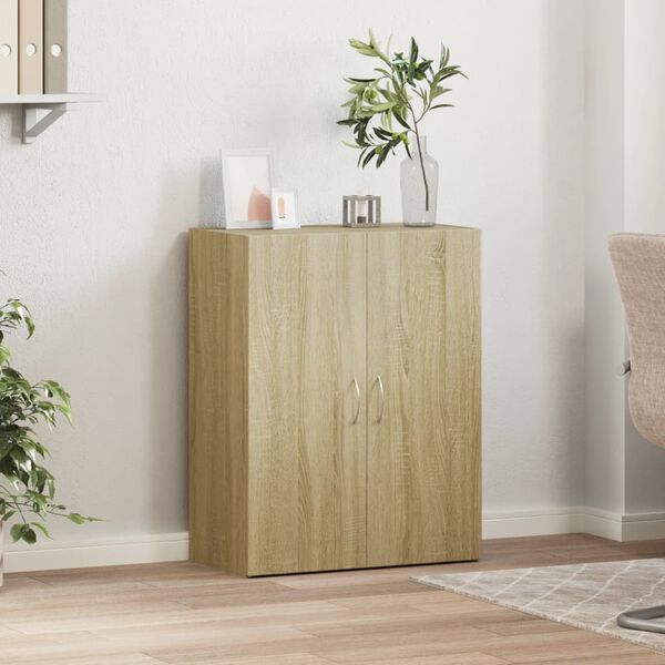 vidaXL Armoire de classement ch&ecirc;ne sonoma bois d'ing&eacute;nierie